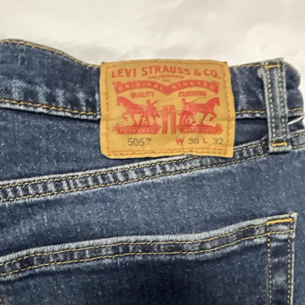 Levi's‎ Straight Men's Jeans Blue Denim 36x32